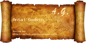 Antal Godvin névjegykártya